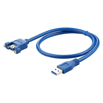 USB 3.0 Male to Female Extension Cable with Screw Nut, Cable Length: 2m, 2m