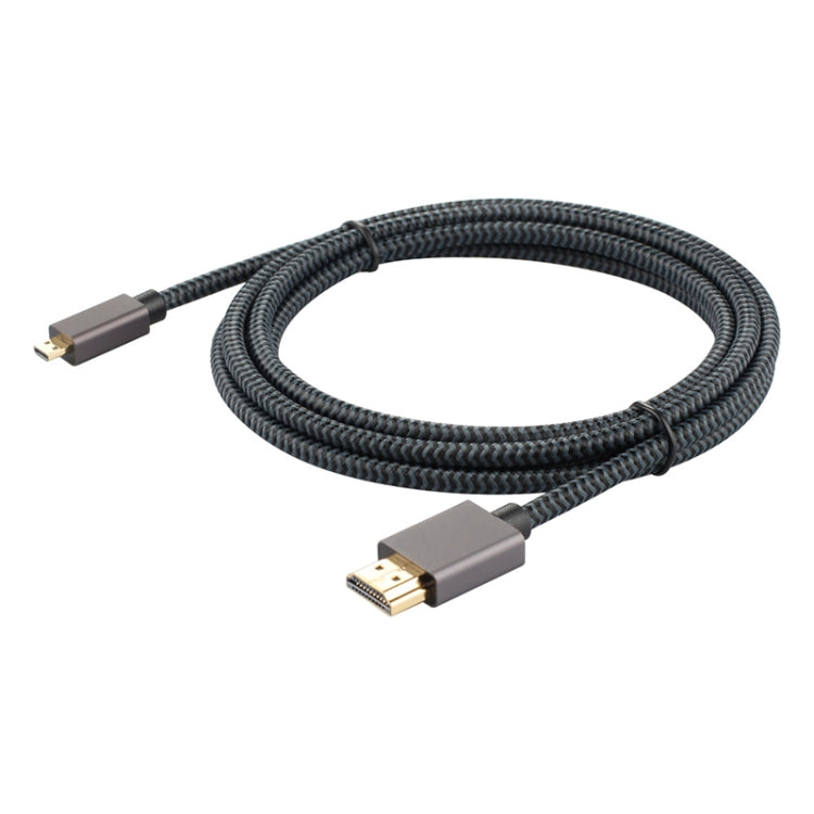 ULT-unite Gold-plated Head HDMI Male to Micro HDMI Male Nylon Braided Cable, Cable Length: 1.2m, 1.2m