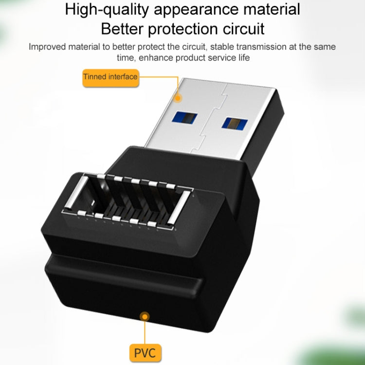 Type-E Female to USB 3.0 Male Computer Host Adapter, Type-E Female to USB 3.0 Male