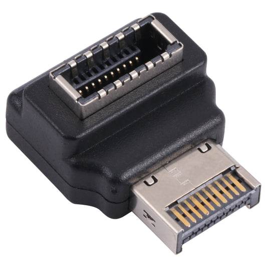 Type-E Female to Male 90 Degrees Elbow Computer Host Adapter, Type-E Female to Male