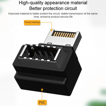 Type-E Female to Male 90 Degrees Elbow Computer Host Adapter, Type-E Female to Male