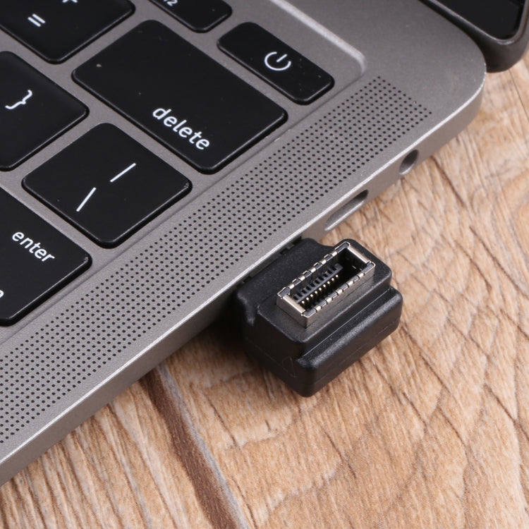 Type-E Female to Male 90 Degrees Elbow Computer Host Adapter, Type-E Female to Male