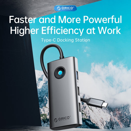 Station d'accueil multifonction ORICO PW11-6P Type-C / USB-C 6-en-1 5 Gbit/s, PW11-6P