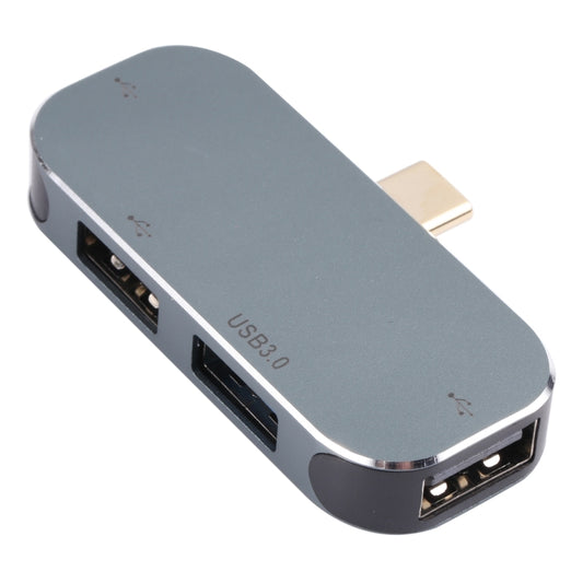 4 in 1 USB-C / Type-C Male to USB-C / Type-C + USB 3.0 + Dual USB Female Adapter, USB 3.0 + Dual USB