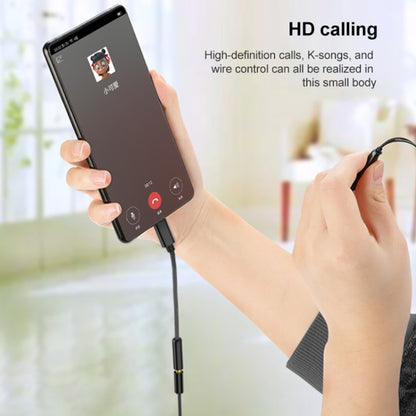 TA12-R2 USB-C / Type-C Male to 3.5mm Audio Female Single Crystal Copper Braid Earphone Adapter, Black Grey, Grey, Copper + Silver, Silver