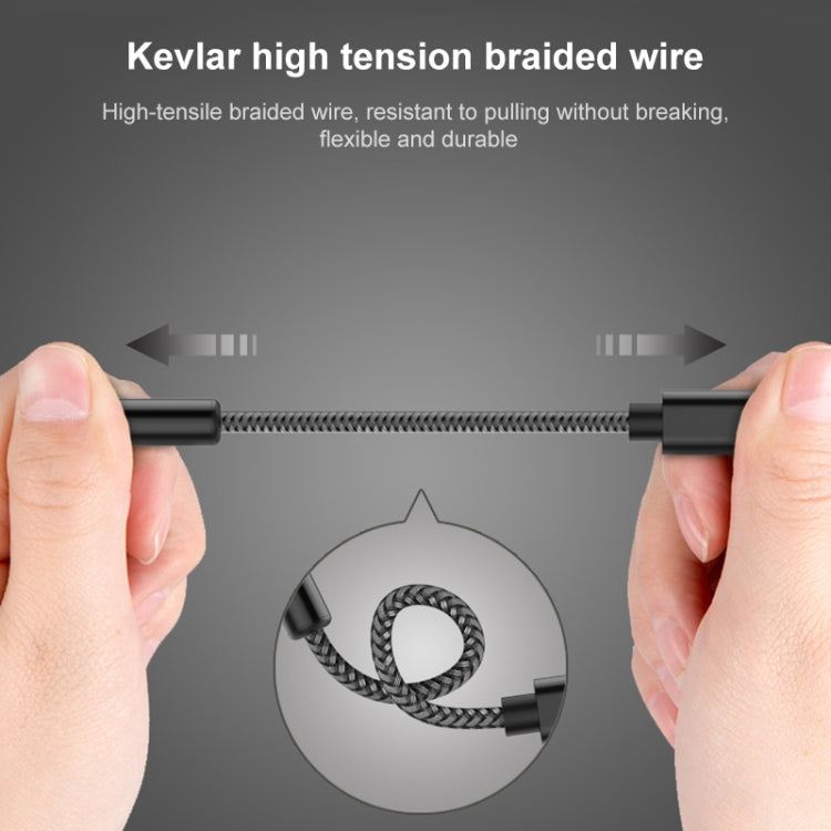 TA12-R2 USB-C / Type-C Male to 3.5mm Audio Female Single Crystal Copper Braid Earphone Adapter, Black Grey, Grey, Copper + Silver, Silver