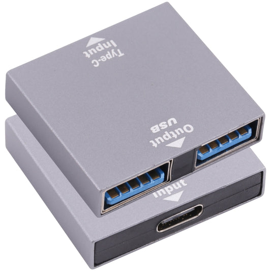 USB-C / Type-C Female to USB Female 1 to 2 Converter, Type-C Female to USB Female