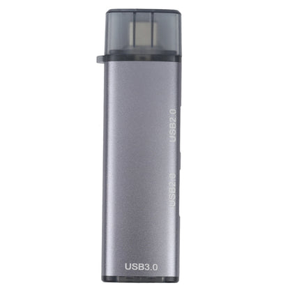 3 Ports USB 2.0 x 2 + USB 3.0 to USB-C / Type-C HUB Adapter, USB2.0x2+USB3.0 to Type-C