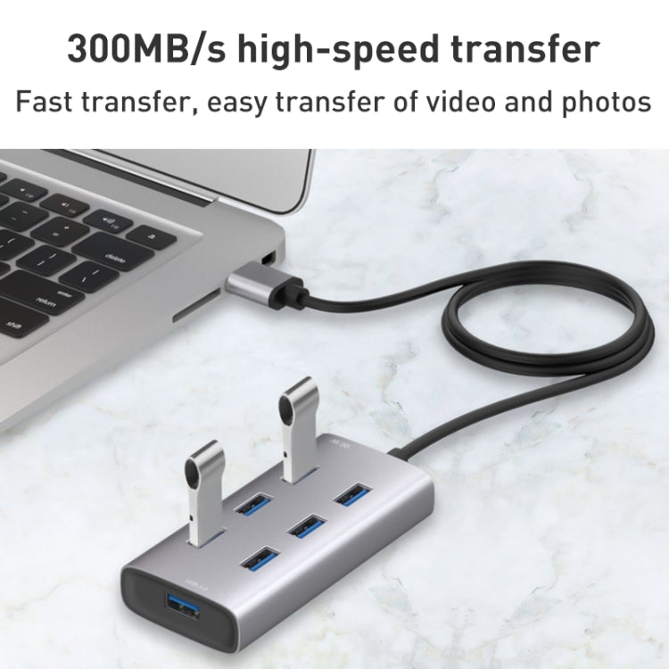 8108 7 Ports USB 3.0 to USB 3.0 HUB, Cable Length: 80cm, 8108