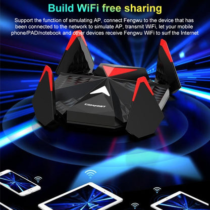 COMFAST CF-977AX 5400Mbps Tri-Band Wireless Network Card WiFi6 Type-C Adapter, CF-977AX