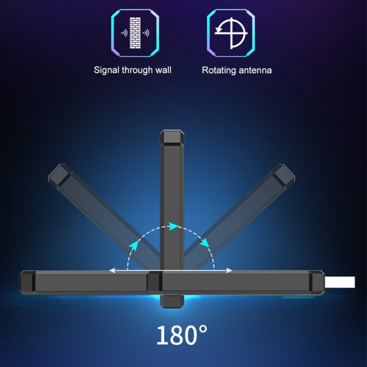 COMFAST 972AX 5400Mbps WiFi6 Free Drive USB Wireless Network Card, CF-972AX
