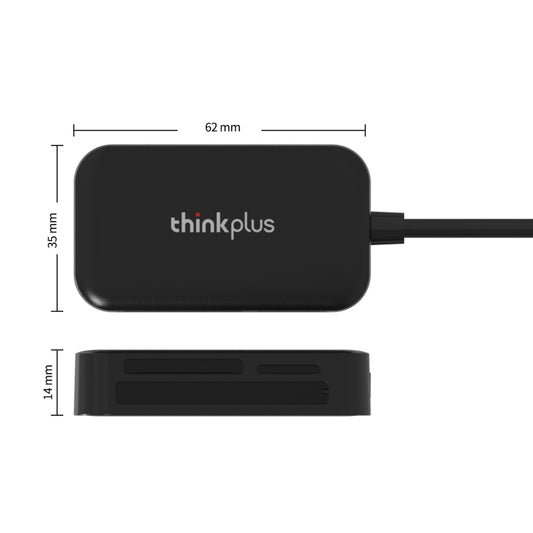 Lecteur de cartes multifonctions USB 3 en 1 Lenovo thinkplus TC102