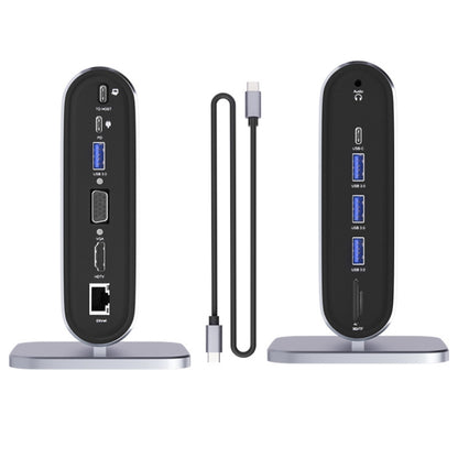 BYL-2201 12 in 1 USB-C / Type-C HUB Adapter, BYL-2201