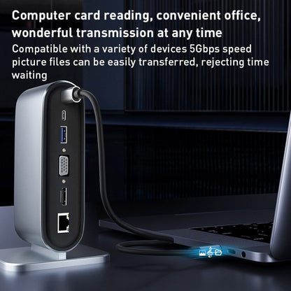 BYL-2201 12 in 1 USB-C / Type-C HUB Adapter, BYL-2201