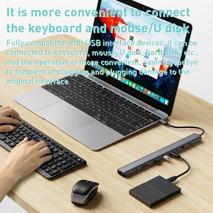 BYL-2212 10 in 1 USB-C / Type-C HUB Adapter, BYL-2212