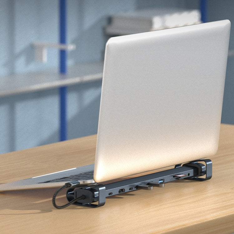 BYL-2212 10 in 1 USB-C / Type-C HUB Adapter, BYL-2212