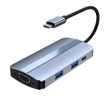 BYL-2106 7 in 1 USB-C / Type-C to USB Docking Station HUB Adapter, BYL-2106