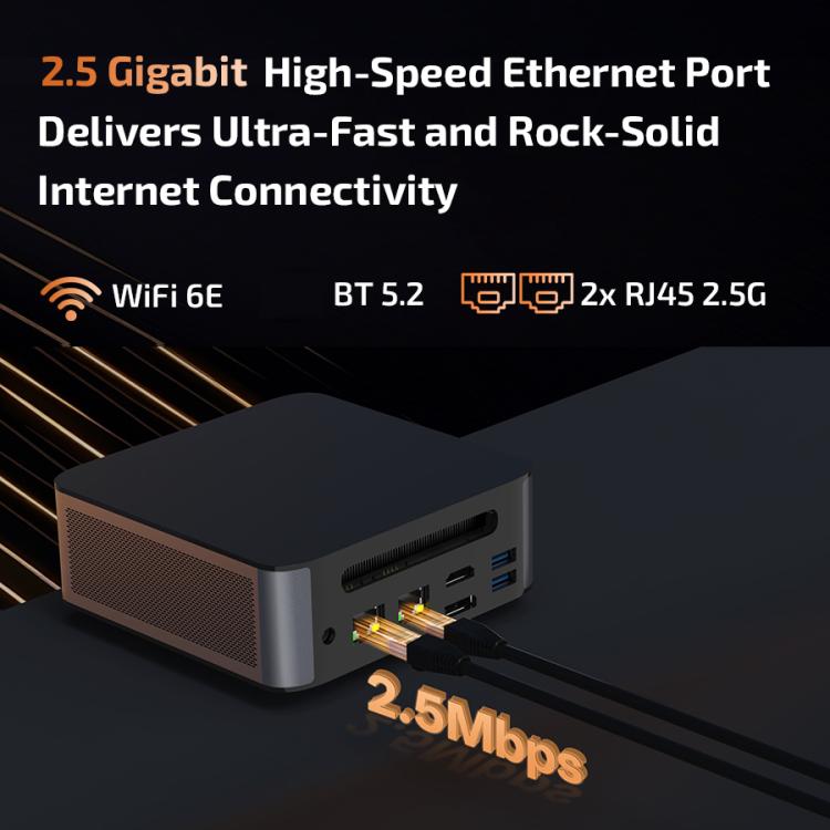 GXMO H90 Pro Windows 11 Mini PC, AMD Ryzen 7 8745HS Octa Core Processor, EU Plug