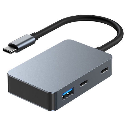 BYL-2316 Adaptateur HUB station d'accueil multifonction 5 en 1 USB-C / Type-C vers USB3.0 et Type-C, BYL-2316
