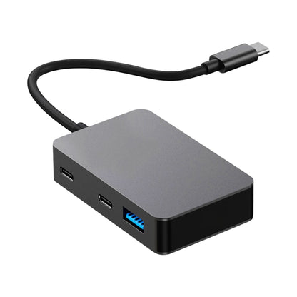 BYL-2316 5 in 1 USB-C / Type-C to USB3.0 & Type-C Multifunctional Docking Station HUB Adapter, BYL-2316