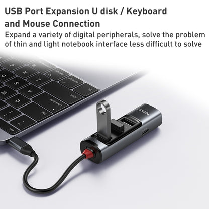 Yesido HB22 5 in 1 USB-C / Type-C Multifunction Docking Station HUB Adapter, HB22