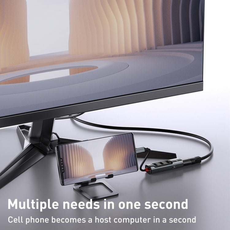 Yesido HB22 5 in 1 USB-C / Type-C Multifunction Docking Station HUB Adapter, HB22