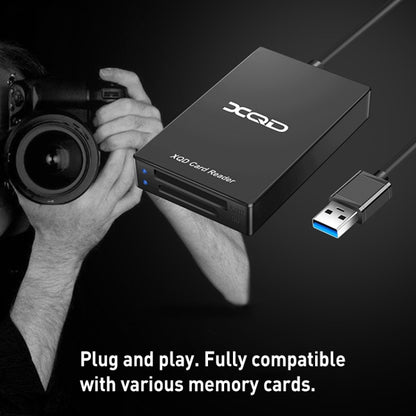 Rocketek CR312-A Lecteur de cartes USB3.0 SD / XQD 2 en 1, USB3.0
