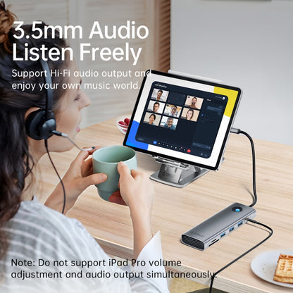 ORICO PW11-8PM Type-C / USB-C 8-in-1 5Gbps Multifunction Docking Station Card Reader, PW11-8PM