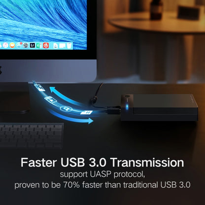 UGREEN US222 HDD Enclosure 2.5 / 3.5 inch SATA to USB 3.0 SSD Adapter Hard Disk Drive Box External HDD Case, Support UASP Protocol, US222 HDD Case