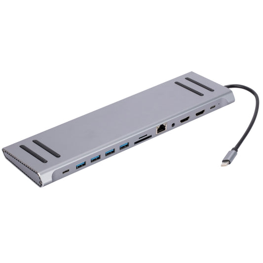 Station d'accueil 12 en 1 Type-C vers double HDMI, 12 en 1