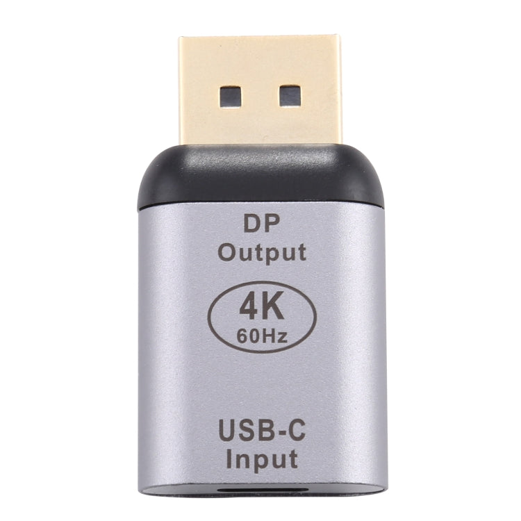 Type-C / USB-C Female to Big DP Male Aluminium Alloy Adapter, Type-C Female to Big DP Male