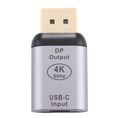 Type-C / USB-C Female to Big DP Male Aluminium Alloy Adapter, Type-C Female to Big DP Male
