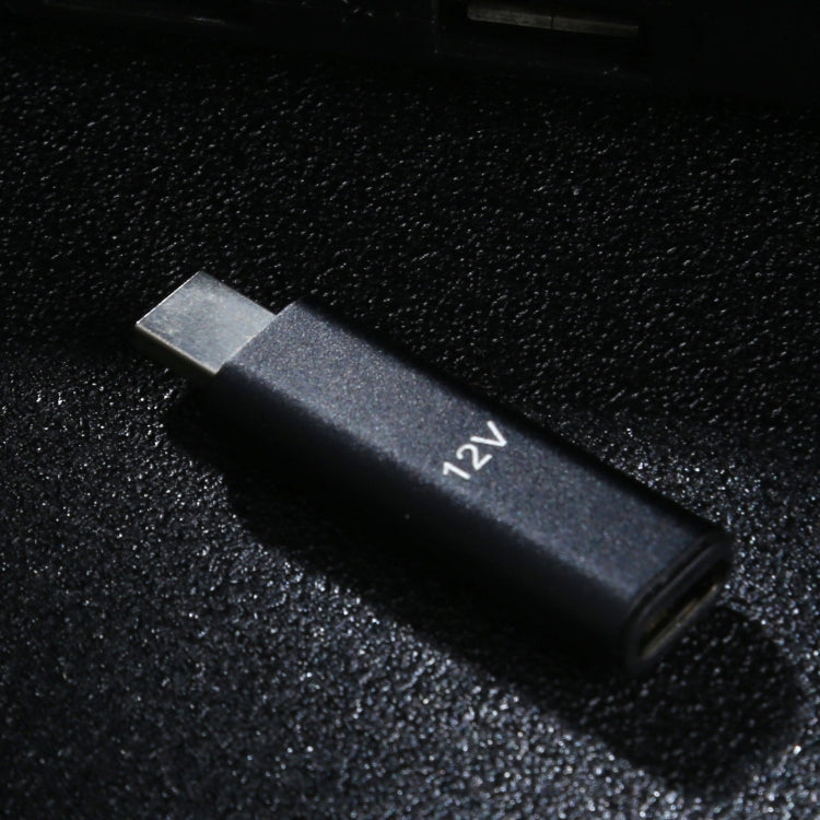 12V Type-C / USB-C Female to PD Aluminium Alloy Adapter for Asus, 12V Type-C Female to PD