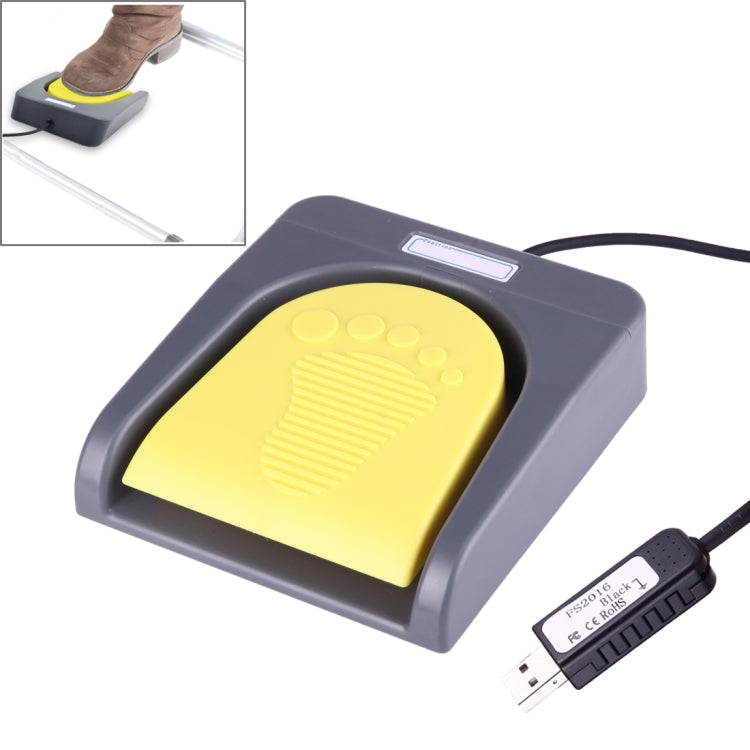 FS2016_USB PCsensor USB Foot Switch Foot Control Keyboard, Multimedia ...