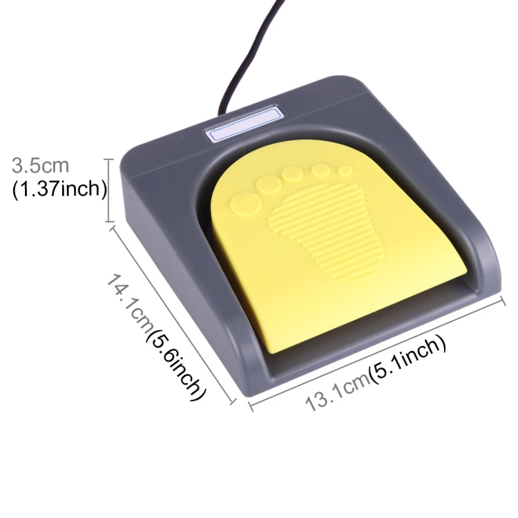 FS2016_USB PCsensor USB Foot Switch Foot Control Keyboard, Multimedia / Keyboard / Gamepad / Mouse / String / B Ultrasound Image Acquisition Functions