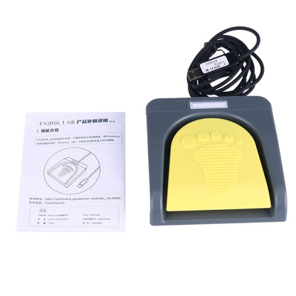FS2016_USB PCsensor USB Foot Switch Foot Control Keyboard, Multimedia / Keyboard / Gamepad / Mouse / String / B Ultrasound Image Acquisition Functions