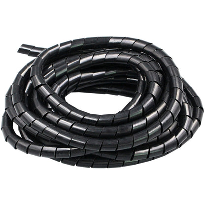 18m PE Spiral Pipes Wire Winding Organizer Tidy Tube, Nominal Diameter: 4mm, 4mm / 18m Length