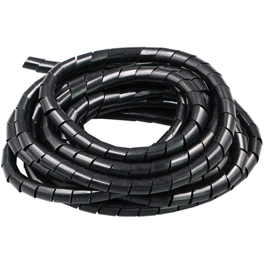 7m PE Spiral Pipes Wire Winding Organizer Tidy Tube, Nominal Diameter: 12mm, 12mm / 7m Length, 12mm  / 7m Length
