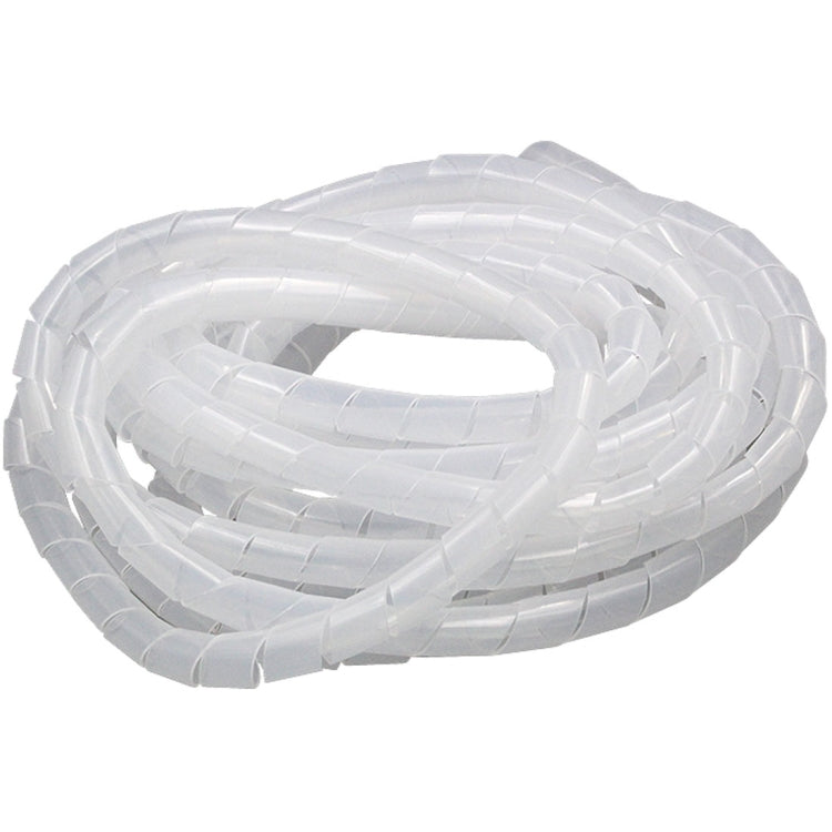 7m PE Spiral Pipes Wire Winding Organizer Tidy Tube, Nominal Diameter: 12mm, 12mm / 7m Length, 12mm  / 7m Length