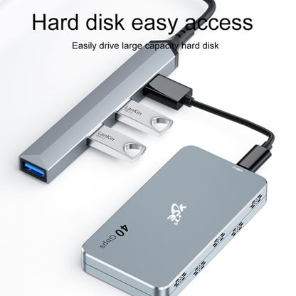 V252 4 in 1 USB-C / Type-C to USB Docking Station HUB Adapter, V252