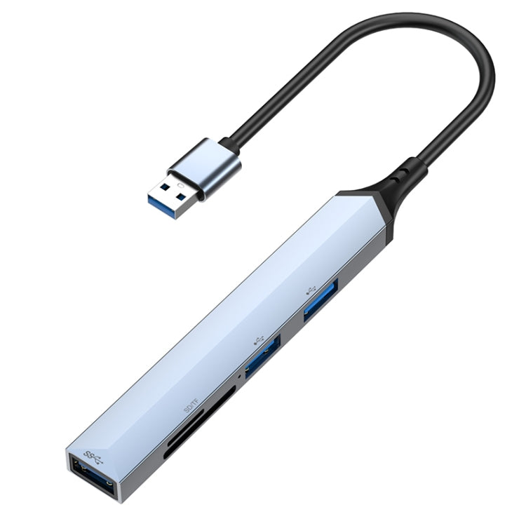 V253A 5 in 1 USB to USB Multifunctional Docking Station HUB Adapter, V253A