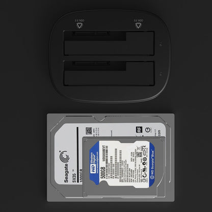 ORICO 6228US3 2.5 / 3.5 inch SATA HDD / SSD 2 Bay USB 3.0 Hard Drive Dock, 1 to 1 Clone 2 Bays without Copy