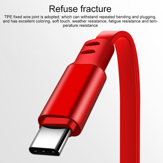 1.2m 3.5A Max 3 in 1 USB to USB-C / Type-C + 8Pin + Micro USB Retractable Charging Cable