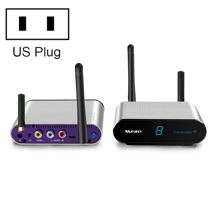 Measy AV230 2.4GHz Wireless Audio / Video Transmitter and Receiver with Infrared Return Function, Transmission Distance: 300m, EU Plug, PC6331, PC6331AU, PC6331EU, PC6331UK