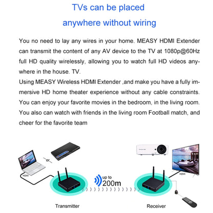 Measy FHD686-2 Full HD 1080P 3D 2.4GHz / 5.8GHz Wireless HD Multimedia Interface Extender 1 Transmitter + 2 Receiver, Transmission Distance: 200m, FHD686-2 (UK Plug), FHD686-2 (US Plug), FHD686-2 (AU Plug), FHD686-2 (EU Plug)