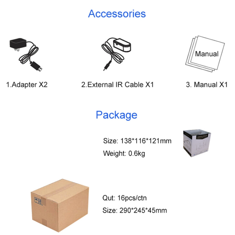 Measy FHD686-2 Full HD 1080P 3D 2.4GHz / 5.8GHz Wireless HD Multimedia Interface Extender 1 Transmitter + 2 Receiver, Transmission Distance: 200m, FHD686-2 (UK Plug), FHD686-2 (US Plug), FHD686-2 (AU Plug), FHD686-2 (EU Plug)