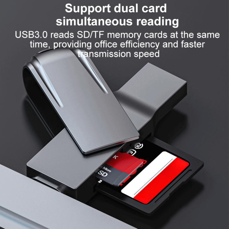 Lecteur de cartes multifonction USB-C / Type-C vers USB 3.0 2-en-1, Type-C vers USB 3.0