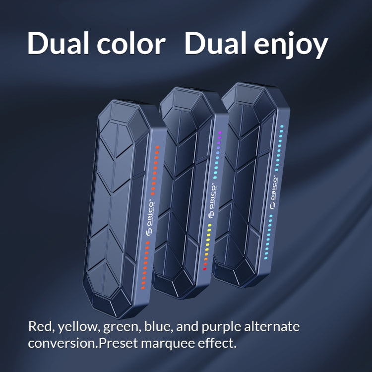 ORICO M2VG01-C3 RGB M.2 NVMe SSD Enclosure, M2VG01-C3