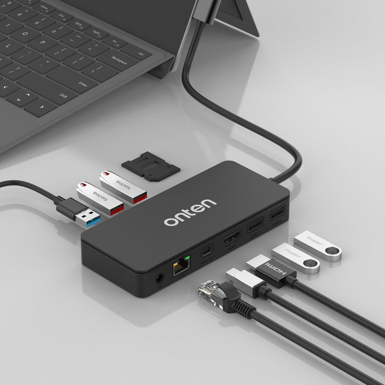 Onten SD12 For Microsoft Surface 12 in 1 Multi-function Docking Station, SD12