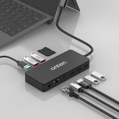 Onten SD12 For Microsoft Surface 12 in 1 Multi-function Docking Station, SD12